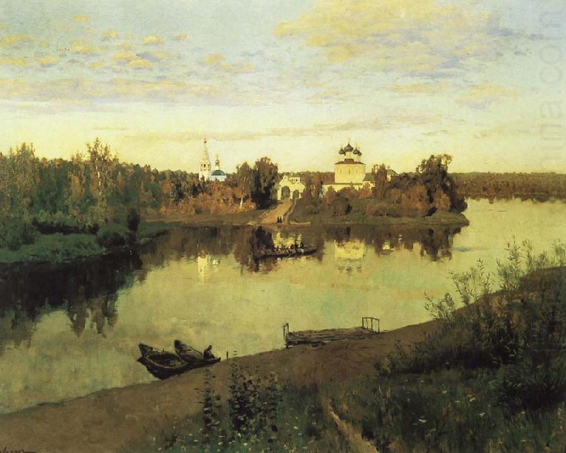 Evening sound, Levitan, Isaak